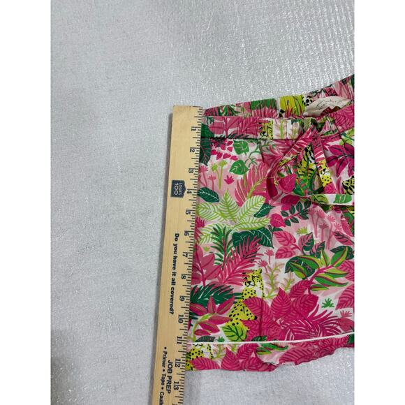Printfresh for Anthropologie Tropical Jungle Pajama Lounge Shorts sm - Picture 5 of 8